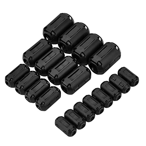 Konohan 20 Pieces Ferrite Bead Clip on Ferrite Core Ferrite Noise...