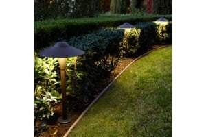 kichler bronze led mushroom path light kichler bronze led mushroom path light