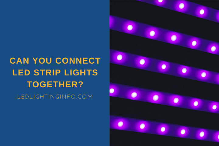 Can you combine led light strips