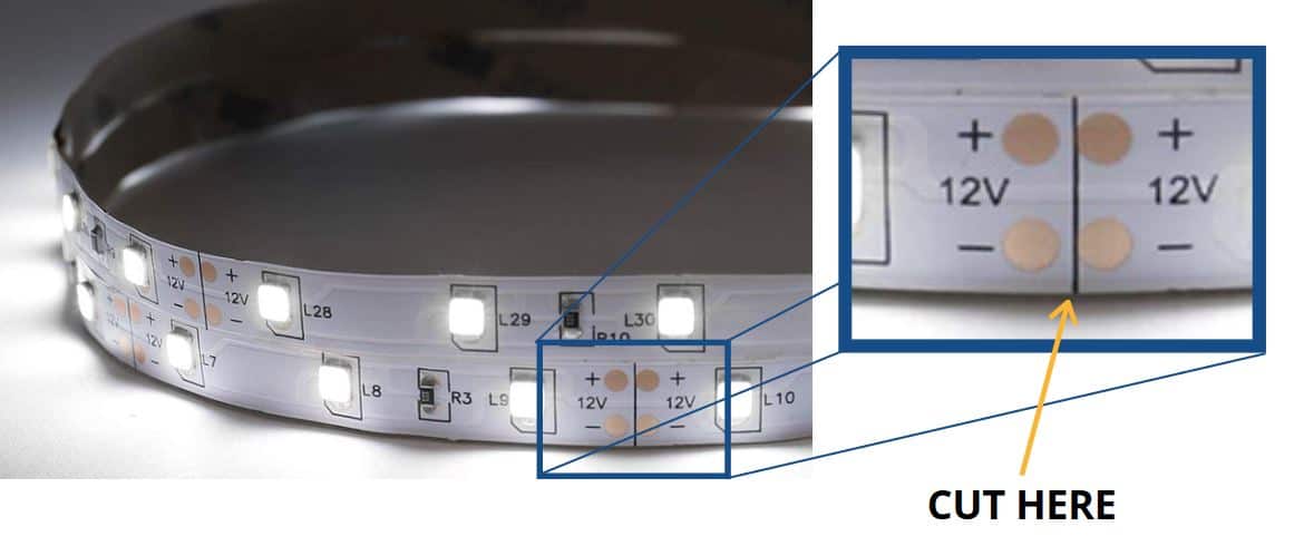 led strip lights cut to length