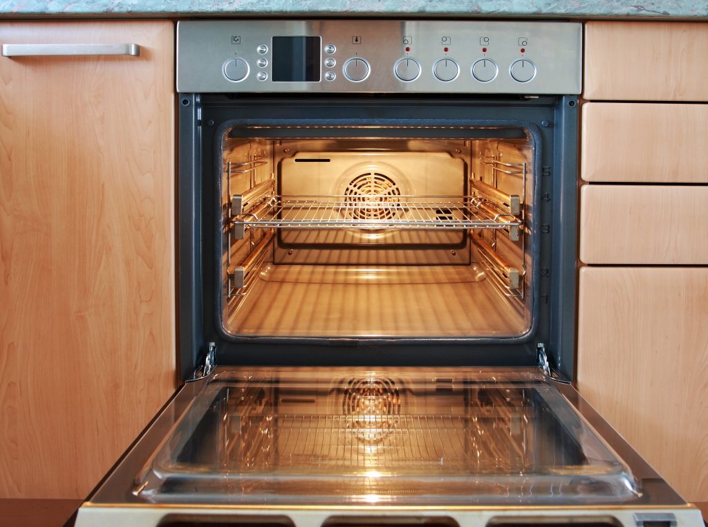 oven with light