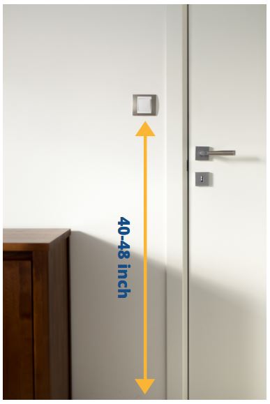 bid sofistikeret miste dig selv How Far Should The Light Switch Be From The Door? - LED & Lighting Info