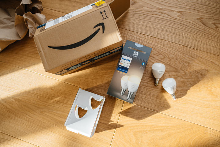 Smart bulb delivery from Amazon