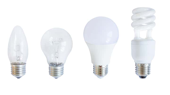 E26 bulbs with different shape