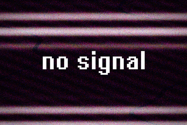 no signal glitch