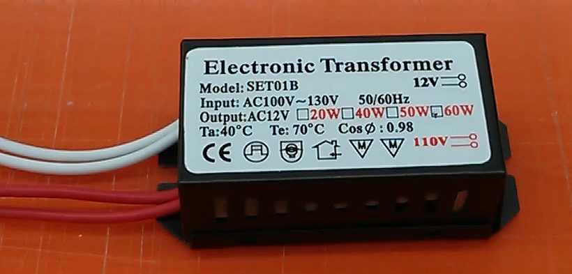 electronic 12V transformer