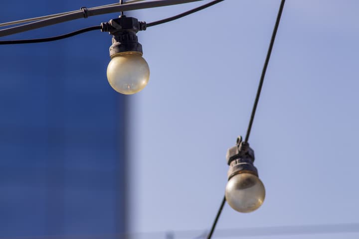 Street small light bulbs for decoration