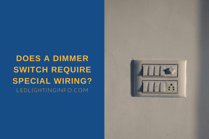 Does A Dimmer Switch Require Special Wiring?; switchboard on the wall with dimmer and regular light switch