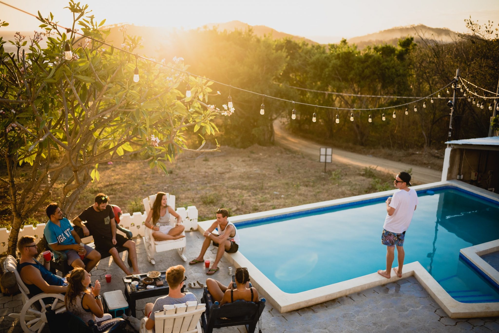 How To Hang String Lights Around Pool? LED & Lighting Info