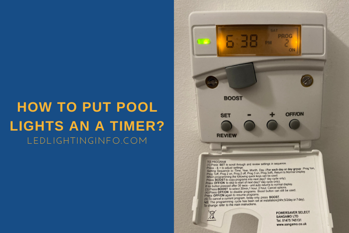 How To Put Pool Lights An A Timer?