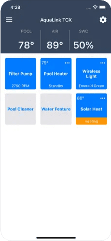 aqualink app screenshot