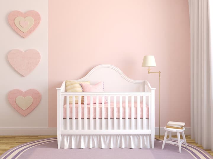 Colorful interior of nursery